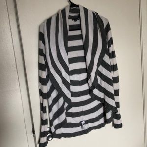 Express Striped Cardigan